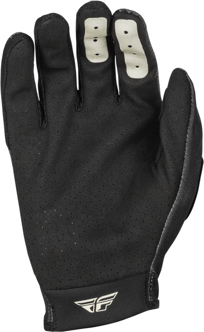 Fly Racing Lite Gloves Black/Grey 3X – Lightweight Race Gloves with Touch Screen Compatibility
