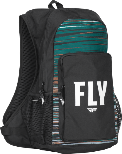Fly Racing Jump Pack Backpack Black/Rum - Model 28-5072 for Motorcycle Gear and Travel