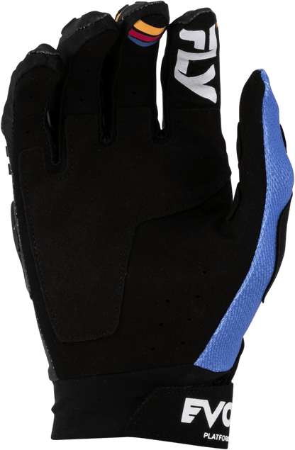 Evolution DST Bolt Gloves Black/Blue/Multi - Kelly Motorsports