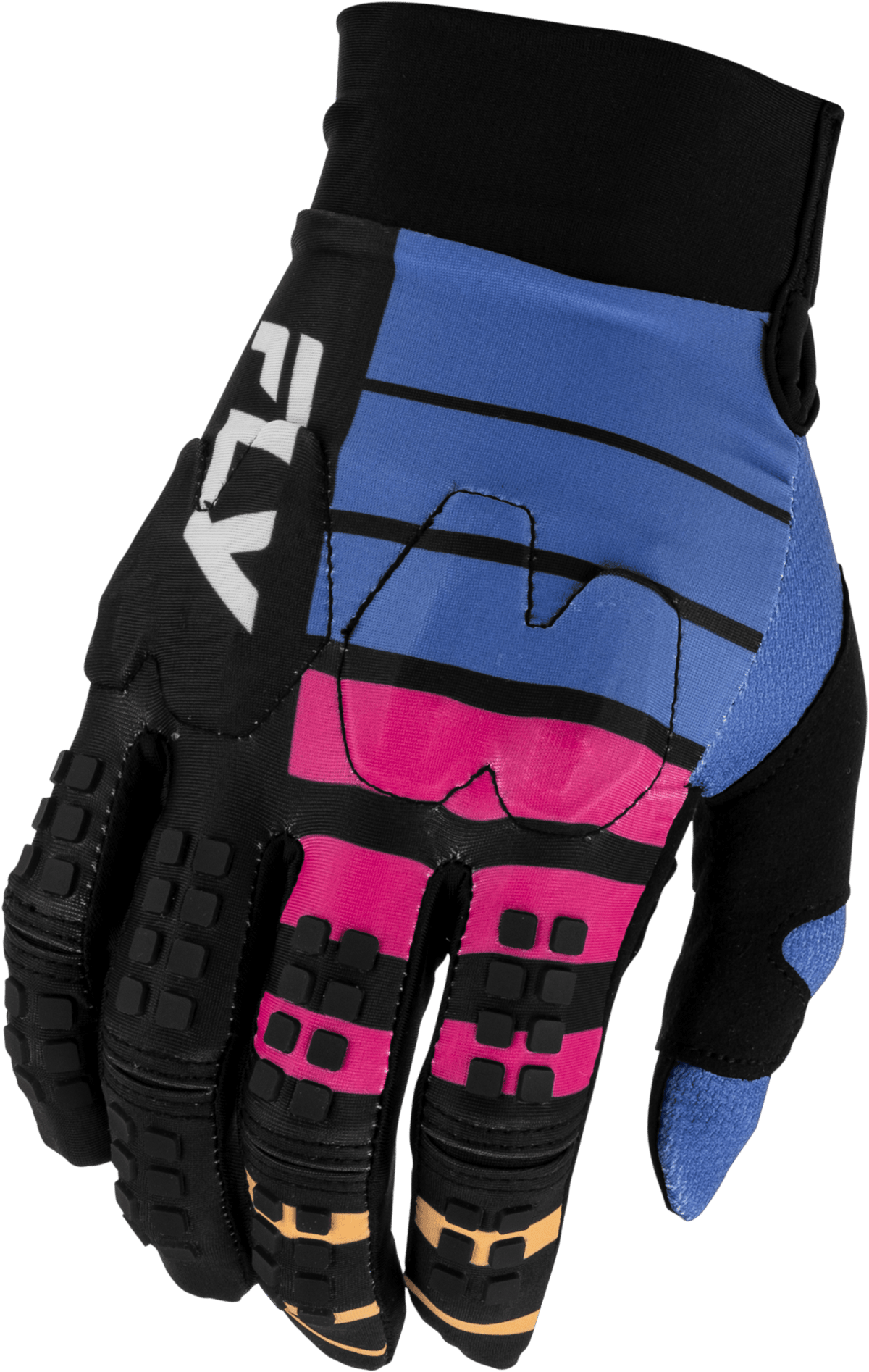 Evolution DST Bolt Gloves Black/Blue/Multi - Kelly Motorsports