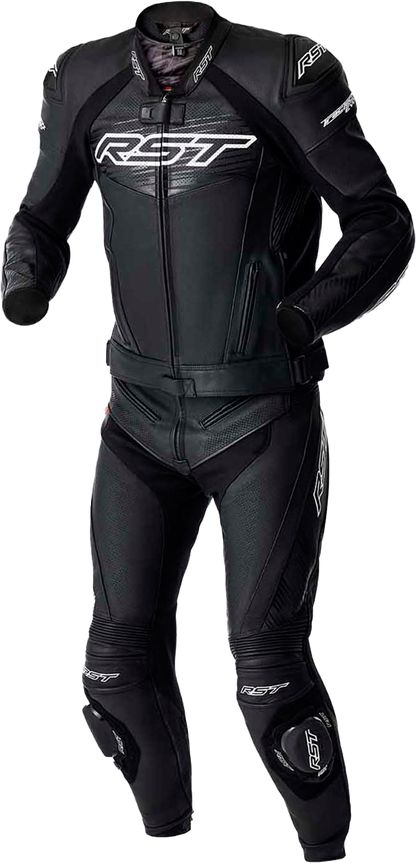 RST Tractech Evo D3o Leather Jacket White/Black - Small
