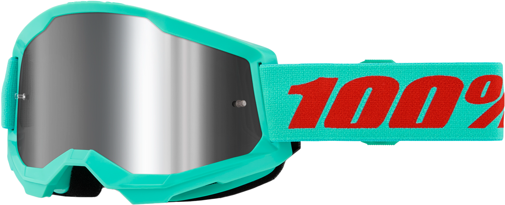 100-Percent Strata 2 Goggle Maupiti Mirror Silver Lens - High-Performance Riding Eye Protection