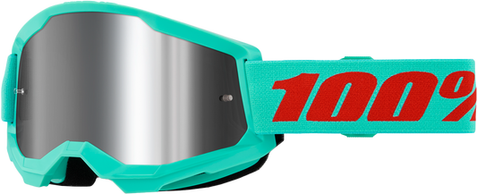 100-Percent Strata 2 Goggle Maupiti Mirror Silver Lens - High-Performance Riding Eye Protection