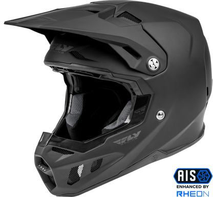 FLY RACING YOUTH FORMULA CC SOLID HELMET MATTE BLACK YL'YL
