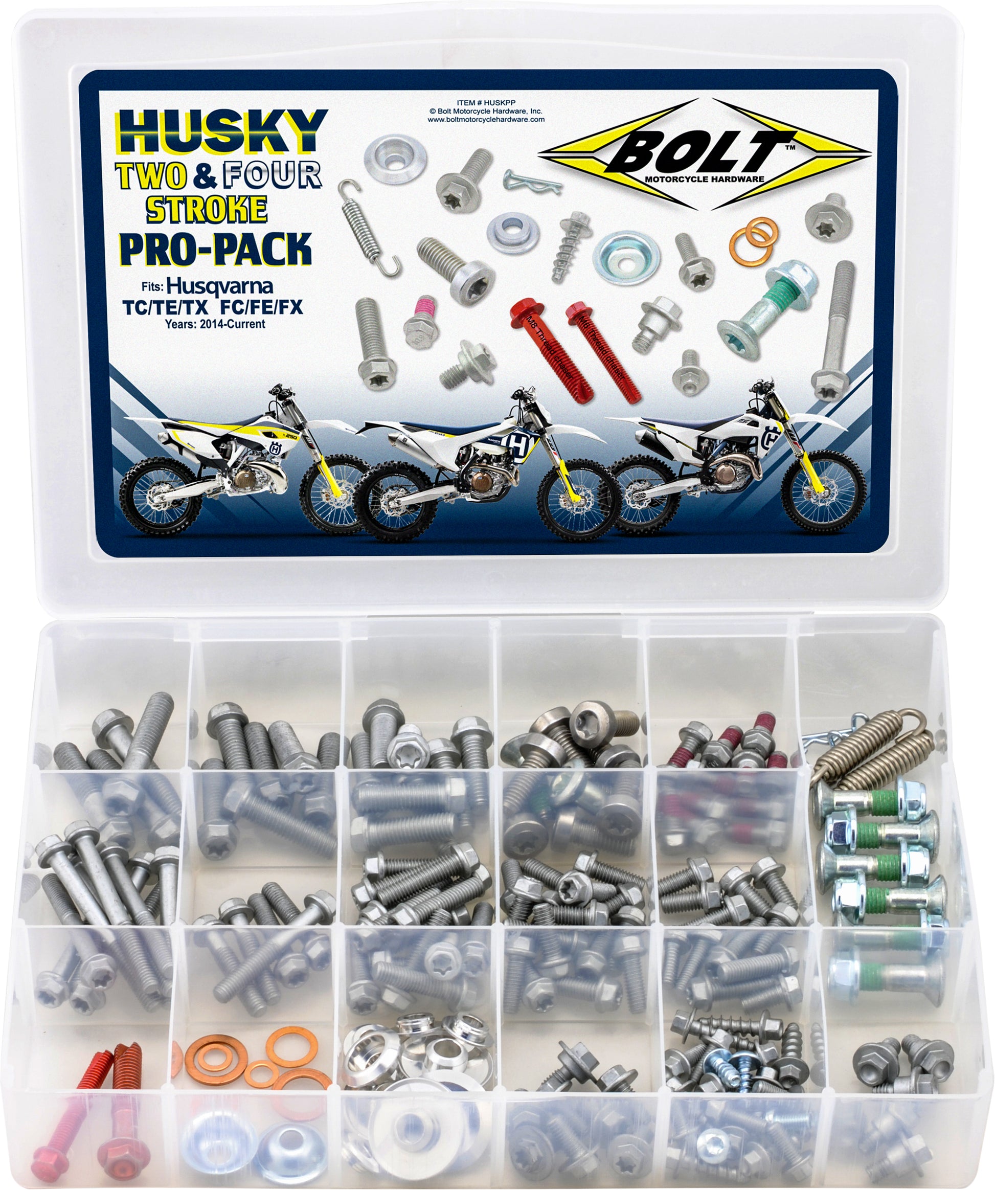 BOLT Pro Pack Hus for Husqvarna Motorcycle Restoration and Maintenance