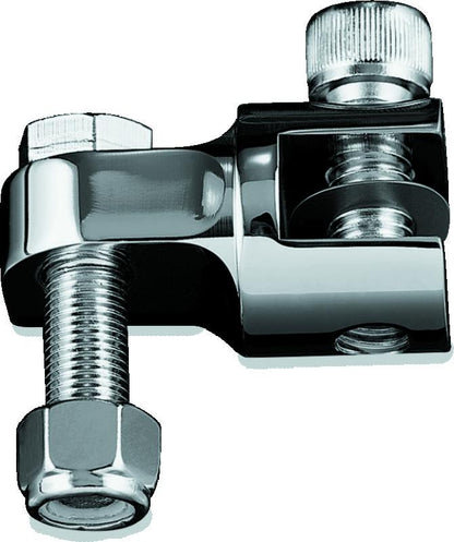 Kuryakyn 1-1/4 Inch Stirrup Heel Rest Extenders Chrome for Harley-Davidson