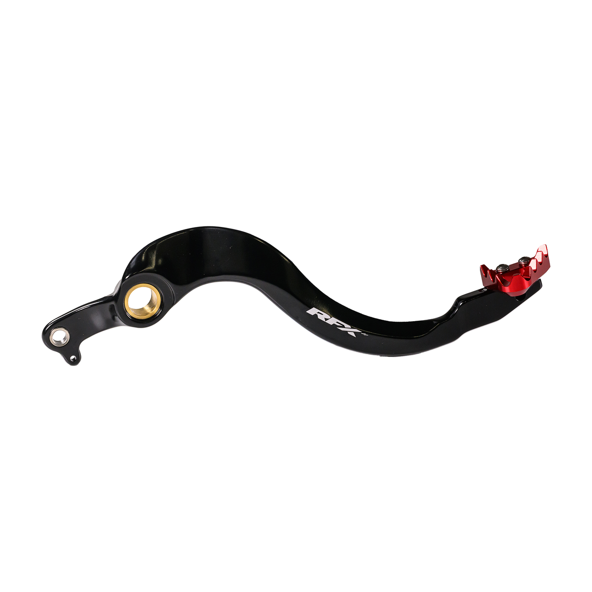 Rear Brake Pedal Red Solid Tip Hon