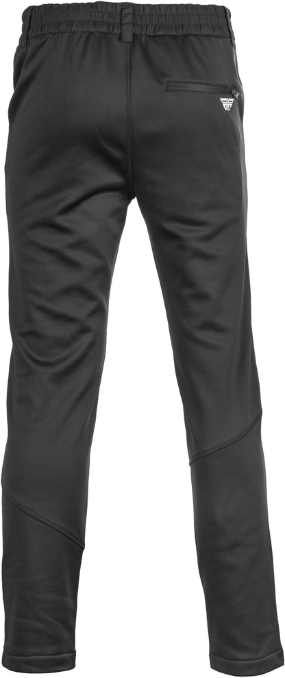 Fly Racing 354-6330S Mid Layer Pants in Black - Comfortable Moisture-Wicking Fleece