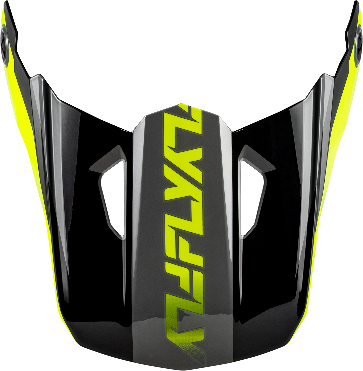 Fly Racing Kinetic Crest Helmet Visor Grey/Black/Hi Vis Md/Lg - Part #73-8677VM