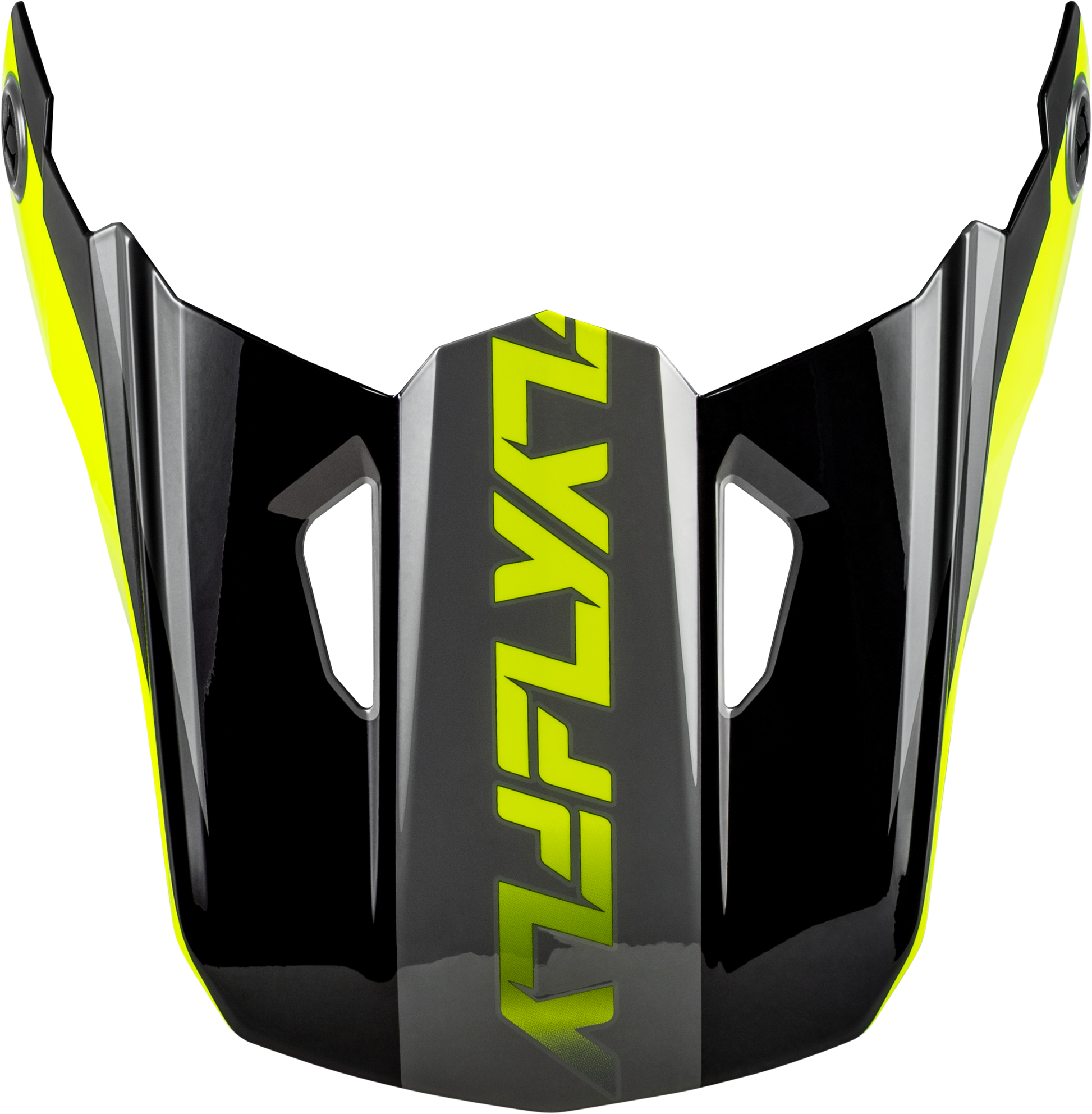 Fly Racing Kinetic Crest Helmet Visor Grey/Black/Hi Vis Md/Lg - Part #73-8677VM