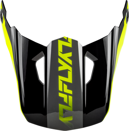 Fly Racing Kinetic Crest Helmet Visor Grey/Black/Hi Vis Md/Lg - Part #73-8677VM