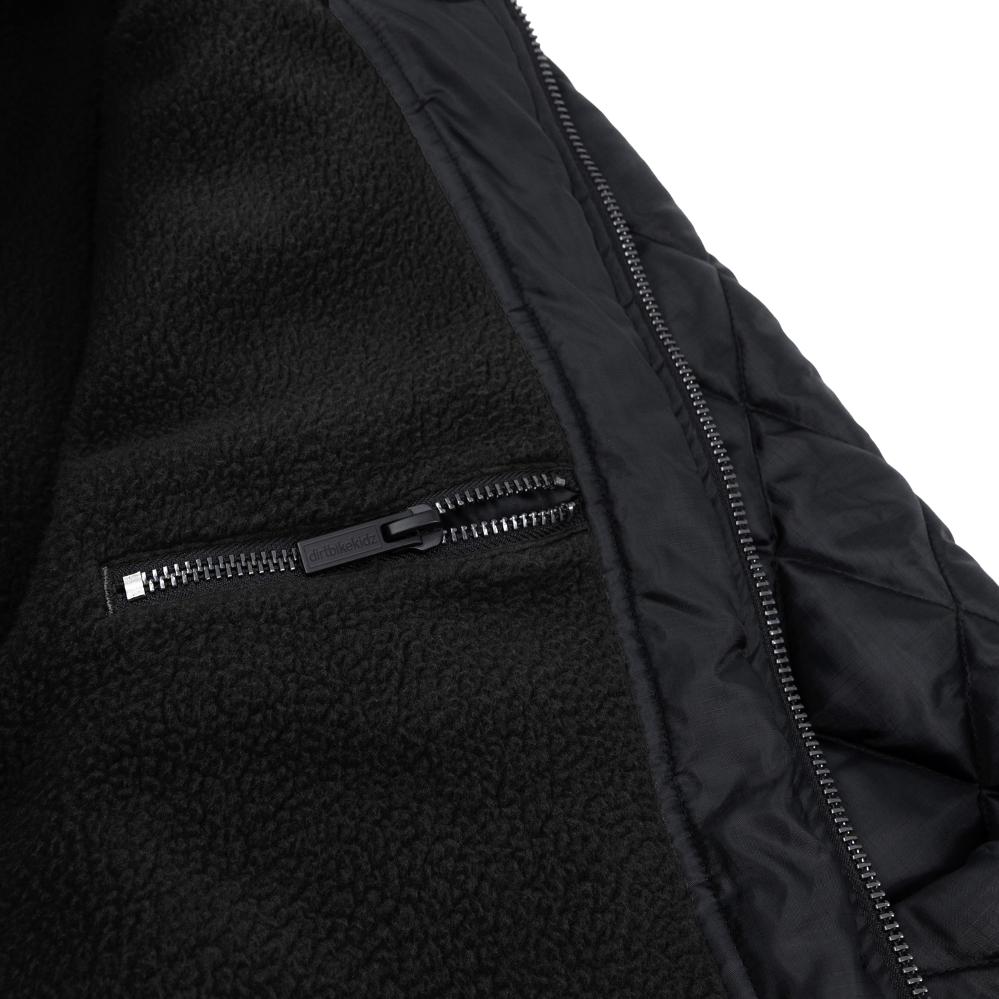 DBK JK-LINER-2X Black Liner Jacket with Ripstop Nylon and Sherpa Lining