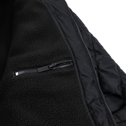 DBK JK-LINER-2X Black Liner Jacket with Ripstop Nylon and Sherpa Lining