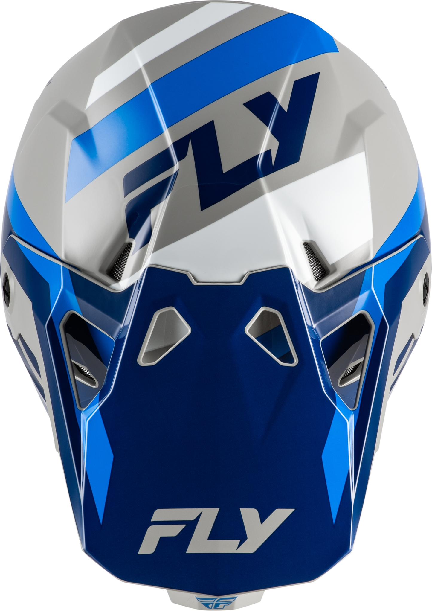 FLY RACING YOUTH FORMULA CP SEAL HELMET NAVY/BLUE/GREY YL'YL