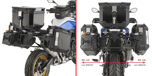 GIVI PLOS5145CAM Side Case Hardware for BMW - Multiple Sizes with Aluminum Construction