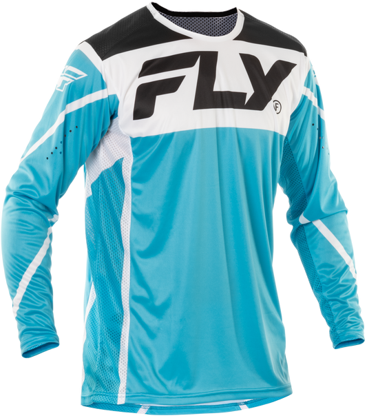 Fly Racing Lite Jersey Blue/White/Black 2XL – Performance Motocross Jersey