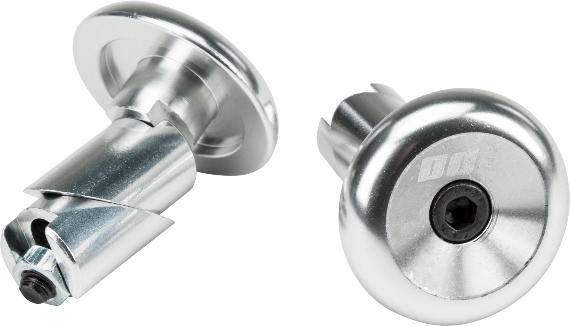 ODI Aluminum Bar End Plugs Silver - Part F71APS