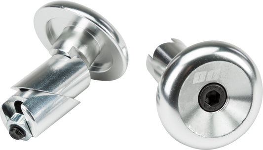 ODI Aluminum Bar End Plugs Silver - Part F71APS
