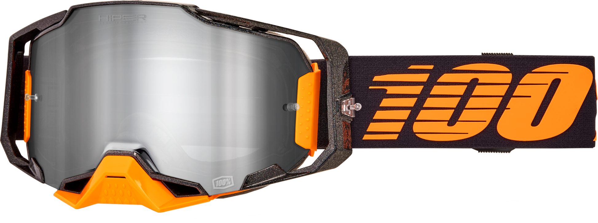 100 Percent Armega Hiper Goggle with Acosta Mirror Silver Lens