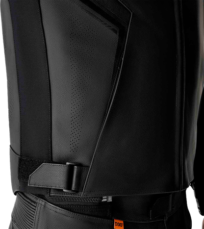 RST S1 D3o Leather Jacket Black - Size 3X, Part Number 103605BLK-50