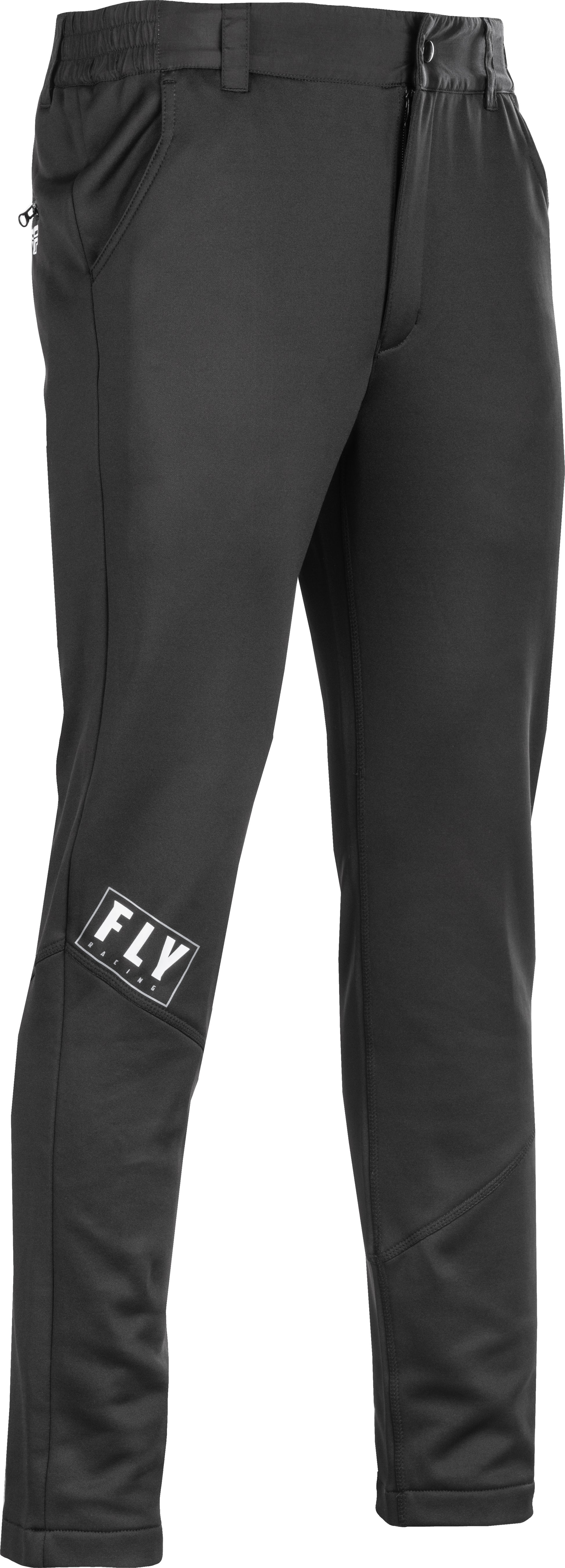 Fly Racing 354-6330S Mid Layer Pants in Black - Comfortable Moisture-Wicking Fleece