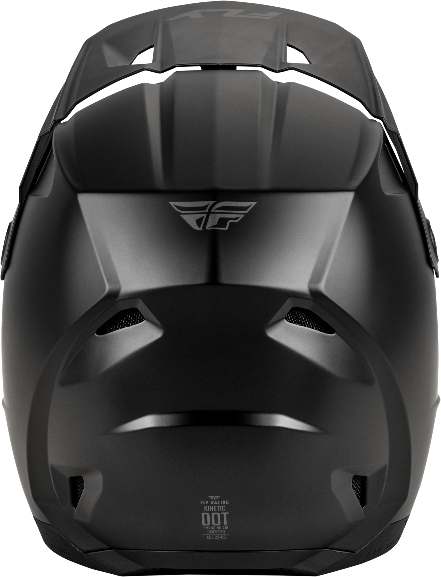Fly Racing Youth Kinetic Solid Matte Black Helmet YM