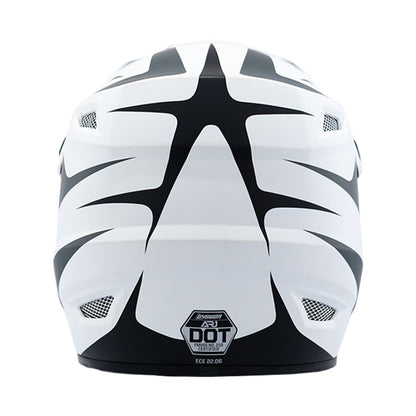 Answer 26 AR1 Mototown Helmet Glossy White/Grey/Black - XS