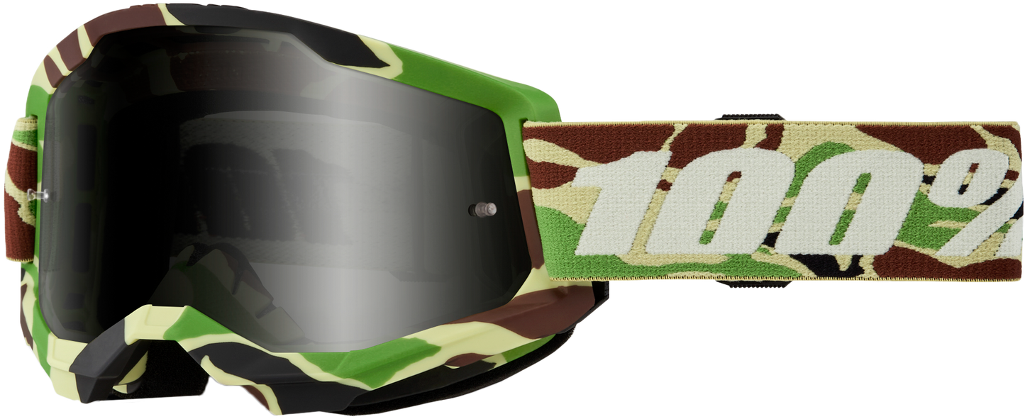 100-Percent Strata 2 Sand Goggle with War Camo Smoke Lens (Part Number 50030-00006)