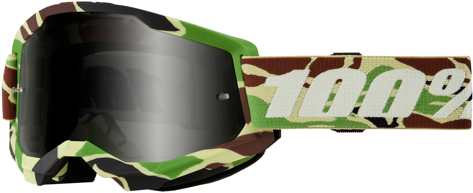 100-Percent Strata 2 Sand Goggle with War Camo Smoke Lens (Part Number 50030-00006)