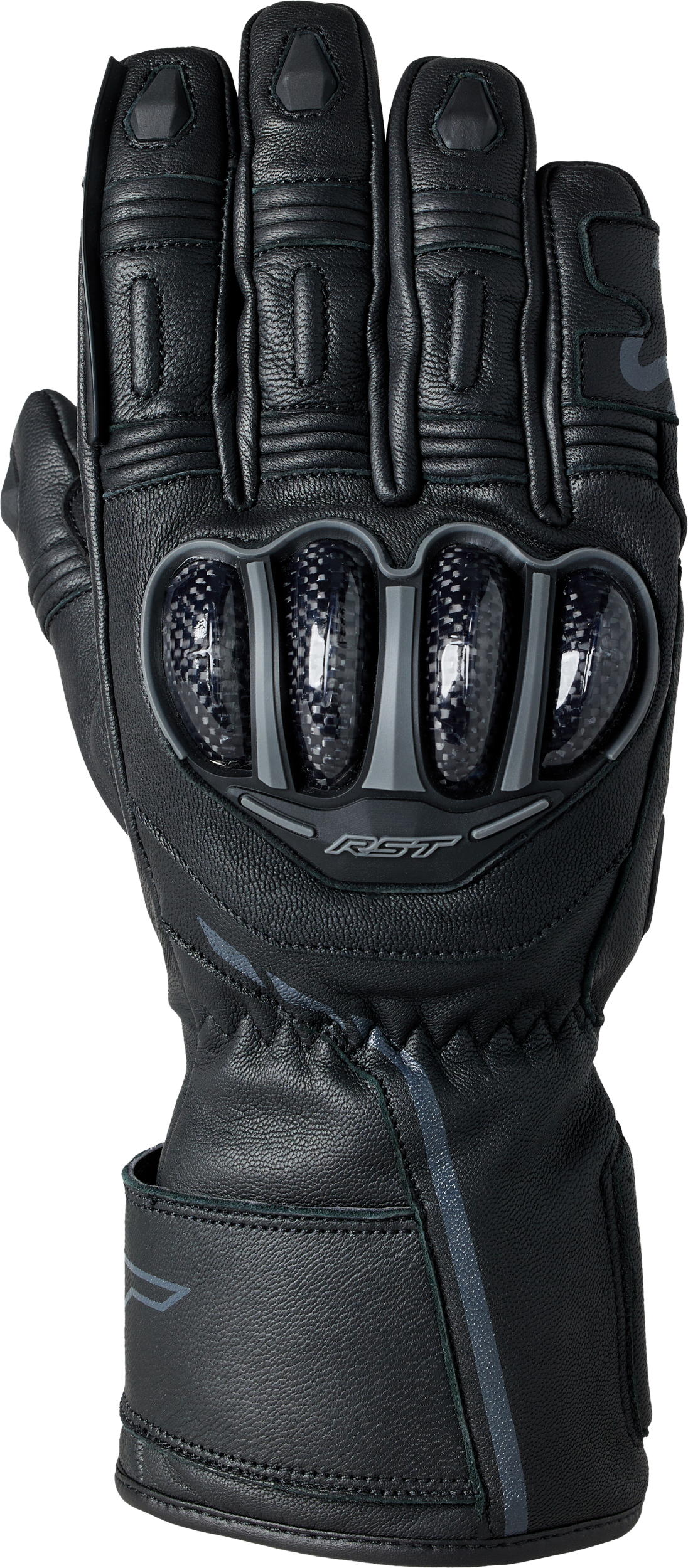 RST Ladies S-1 CE Waterproof Glove Black - Level 1 KP Certified Riding Gear