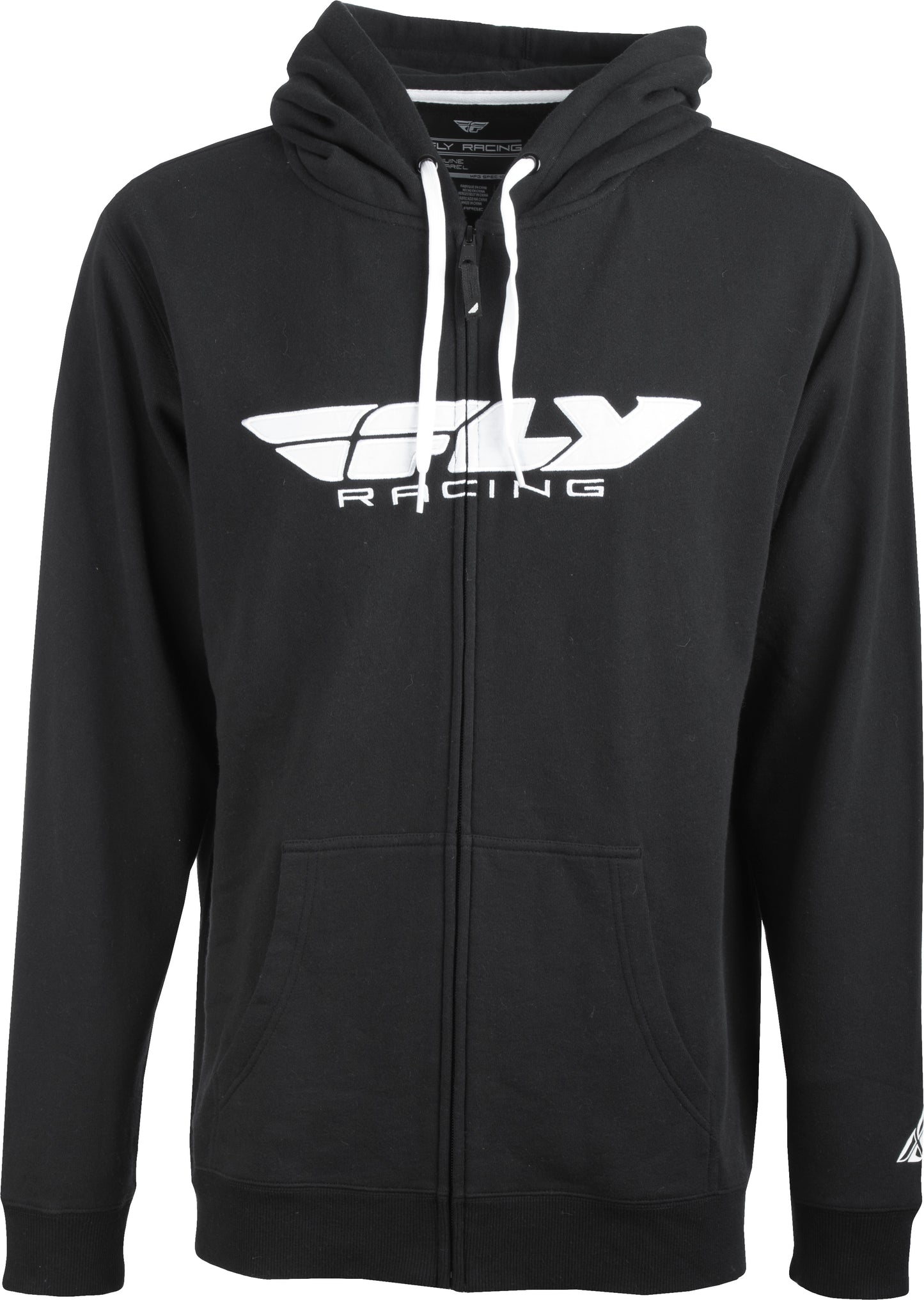 FLY RACING FLY CORPORATE ZIP UP HOODIE BLACK MD'MD