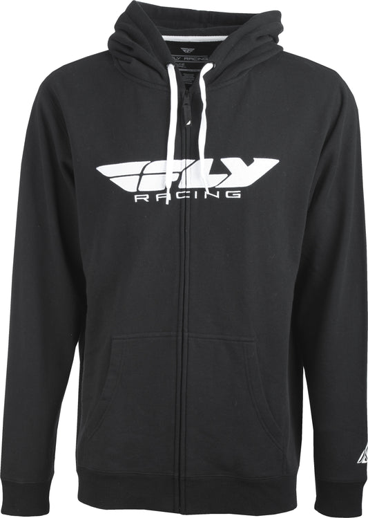FLY RACING FLY CORPORATE ZIP UP HOODIE BLACK SM'SM