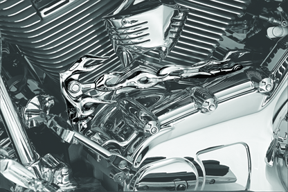 Kuryakyn Flame Shift Linkage Chrome Part number KUR1072 for Powersports Vehicles