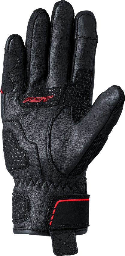 RST S1 Mesh Ce Glove Black/Red Large - Comfortable and Durable Safety Gear