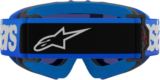 Alpinestars Vision Youth Goggles Blaze Blue w Blue Mirror