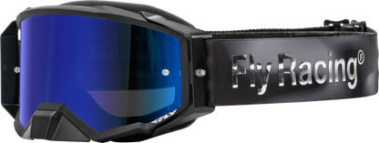 FLY Racing Zone Elite Legacy Goggle Black and Gray Camo with Mirror and Smoke Lenses