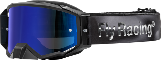 FLY Racing Zone Elite Legacy Goggle Black and Gray Camo with Mirror and Smoke Lenses
