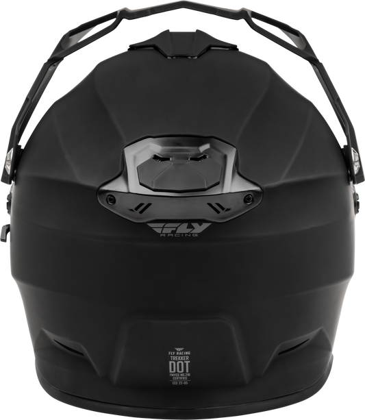 Fly Racing Trekker Solid Helmet Matte Black XL with Dual Density EPS and Advanced Safety Features