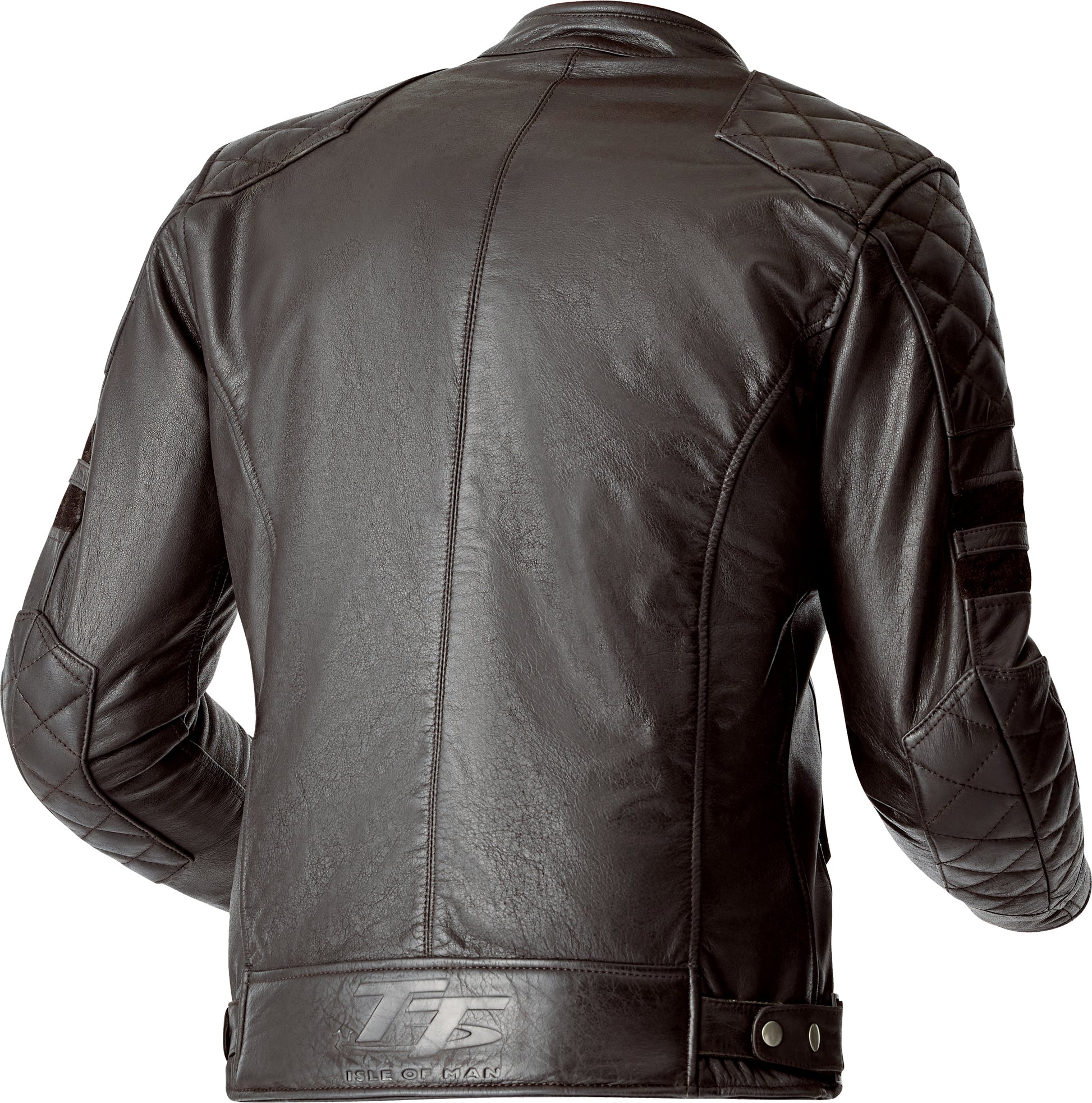 RST Hillberry D3O Brown Leather Motorcycle Jacket with CE AA Certification and Vintage Design