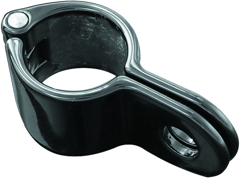 Kuryakyn Magnum Quick Clamp 1-1/4 inch Gloss Black - Durable Stainless Steel PowerSports Clamp