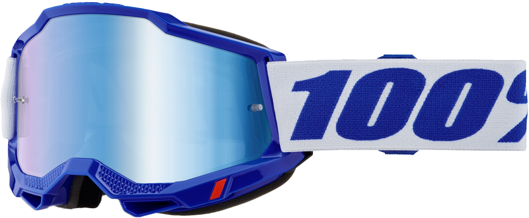 100-Percent Accuri 2 Goggle with Blue Mirror Lens - Enhanced Visibility and Comfort
