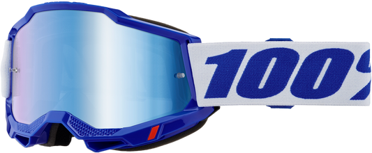 100-Percent Accuri 2 Goggle with Blue Mirror Lens - Enhanced Visibility and Comfort