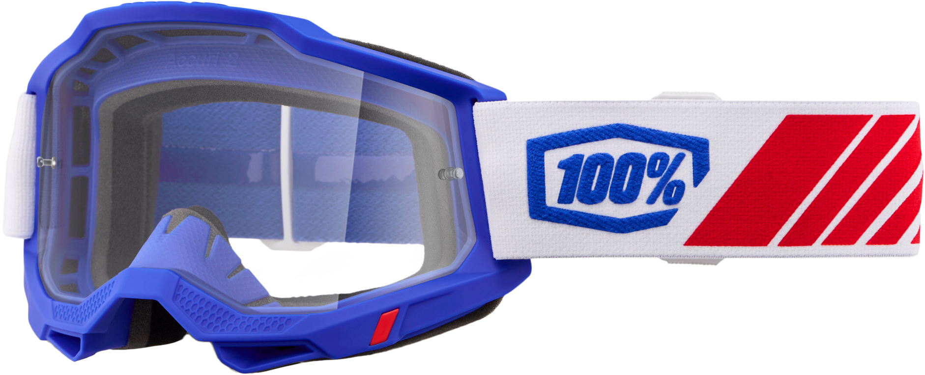 100-Percent Accuri 2 Goggle with Kolby Clear Lens - Premium Performance Racing Eyewear