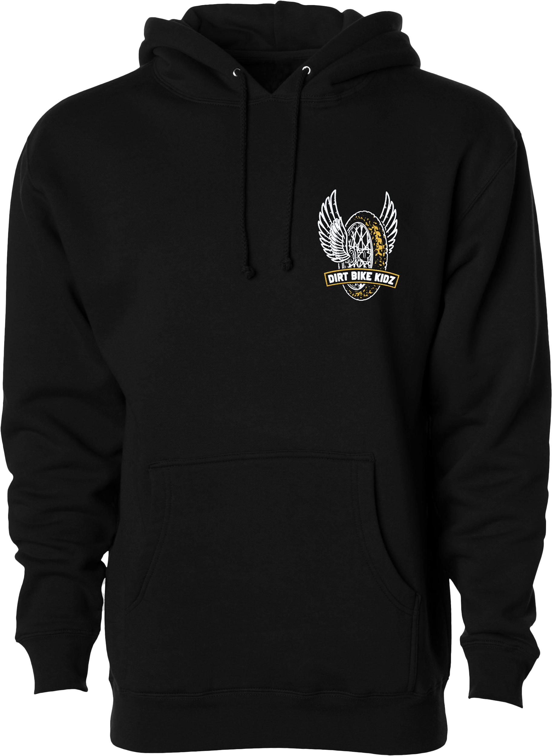 DBK Guardian Hoodie Black 2X - Comfortable 8oz Cotton-Poly Blend