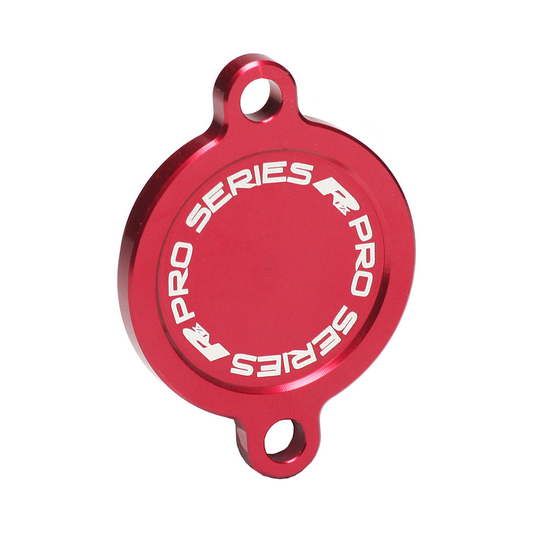 RFX FXFC 50200 99RD Oil Filter Cover for KTM, Husqvarna, Gas Models