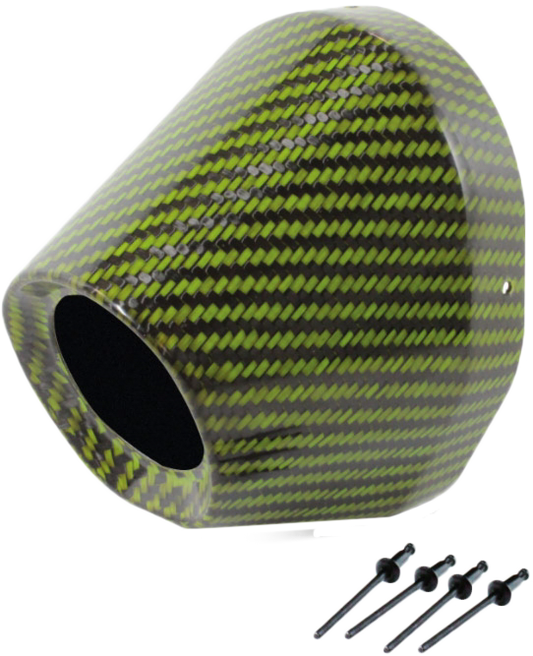 Exhaust Carbon End Cap