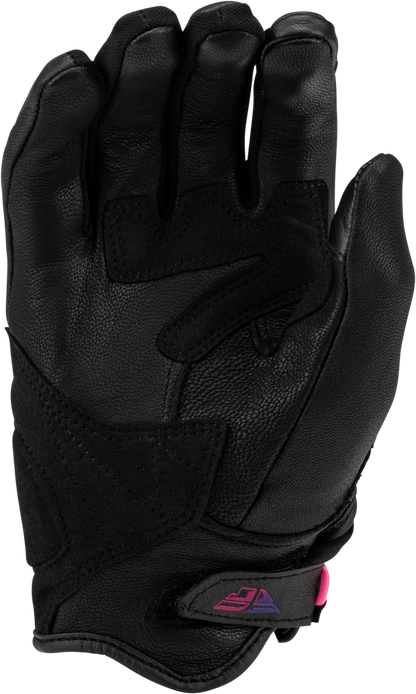Fly Racing Venus Gloves Butterfly Large - Reinforced Leather and TPR Wrist Closure