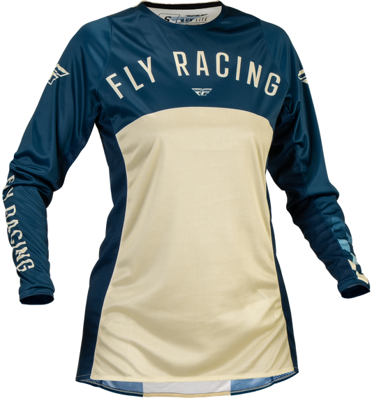 Fly Racing Women's Lite Jersey Navy/Ivory - Part Number 377-6222X