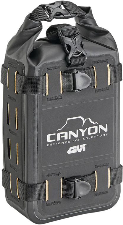 GIVI Canyon Adv Cargo Bag 4L Engine Guard and Tail Bag for Off-Road Motorcycles