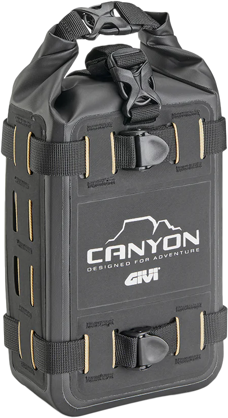 GIVI Canyon Adv Cargo Bag 4L Engine Guard and Tail Bag for Off-Road Motorcycles
